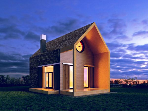 Mejores fotos ideas para fachadas casas pequenas techo moderno 